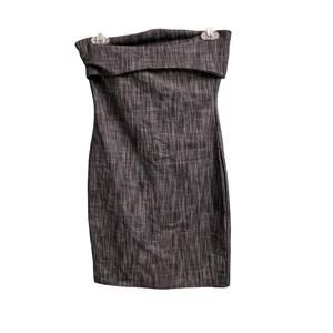 Pretty Little Thing Size 2 Mini Strapless Stretch Dress Going Out Party Festival